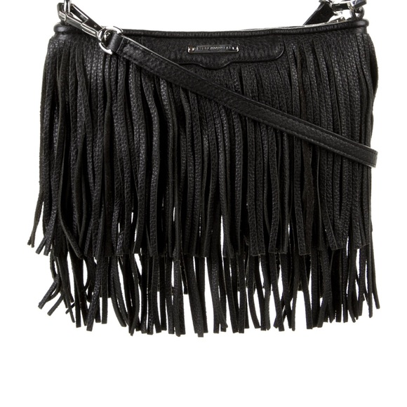 Handbags - Rebecca Minkoff new leather fringe crossbody barely used